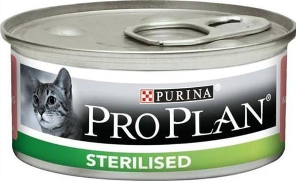 Pro Plan Sterilised Somonlu Yetişkin Kedi Konservesi 85 Gr - Image 1