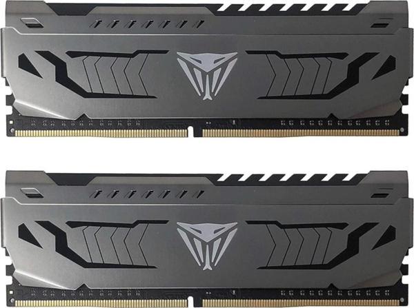 Patriot Pvs416g320c6k 16gb (8gbx2) 3200mhz Ddr4 Dual Vıper Steel Black Gaming Masaüstü Ram - Image 1
