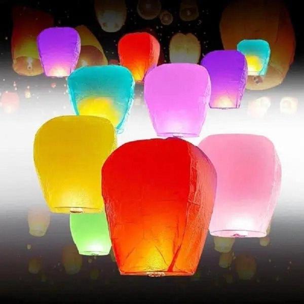 Kuzey 3 Adet Vıp Kalite Yılbaşı Dilek Balonu Dilek Feneri New Sky Lantern Yırtık Ve Yapışık Ürün Değildir - Image 1