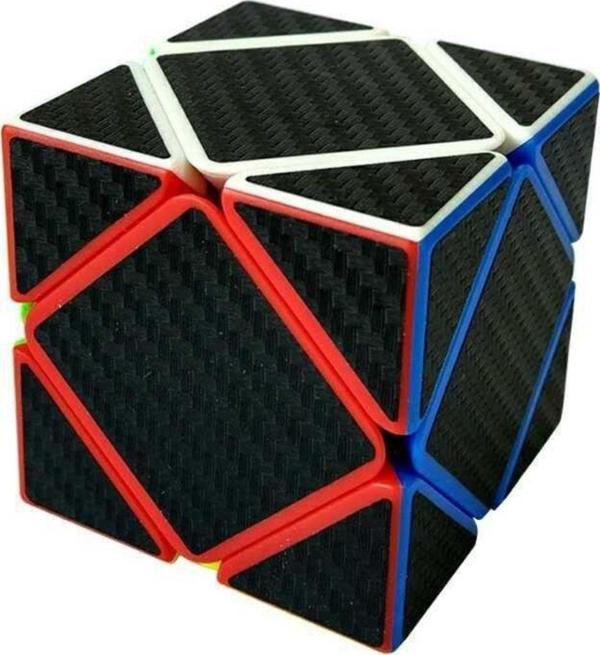 Kuzey New Skewb Speed Cube Carbon Fiber Kaplama Zeka Küpü Sabır Küpü Sıradışı Tasarım Küp Akıl Oyunları - Image 1