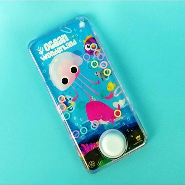 Kuzey Pink Transparent Ocean World For Kids Water Ring Game Water Ring Okyanus Dünyası Sulu Halka Oyunu - Image 1