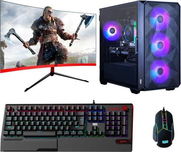 Turbox Tx4180 i5 11400F 16GB Ram 512GB NVMe 8GB RX580 256Bit 27 inç Curved 165Hz Oyun Bilgisayarı - Image 1
