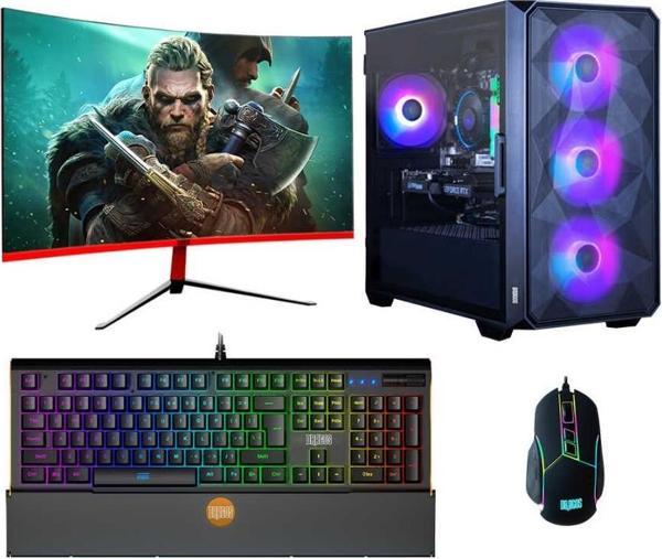 Turbox Tx4185 i5 13400F 16GB Ram 512GB NVMe 8GB RX580 256Bit 23.6 inç Curved 165Hz Oyun Bilgisayarı - Image 1