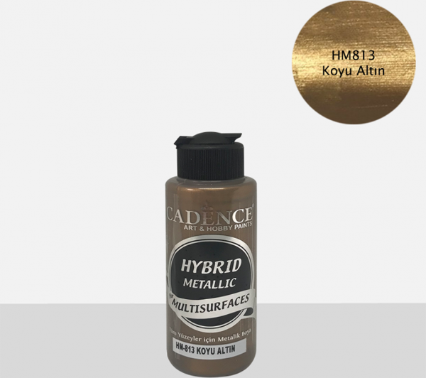 HM813 Koyu Altın Cadence Metalik Multisurface 120ML - Image 1