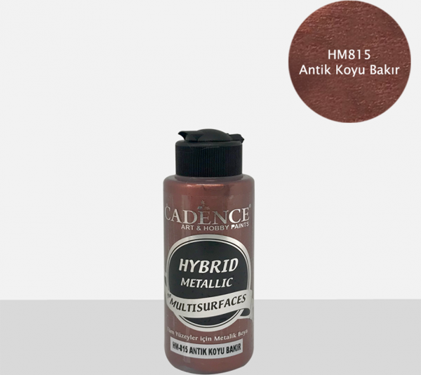 HM815 Antik Koyu Bakır Cadence Metalik Multisurface 120ML - Image 1