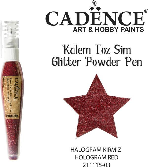 KALEM TOZ SİM 211115-03 HOLOGRAM KIRMIZI 10GR - Image 1
