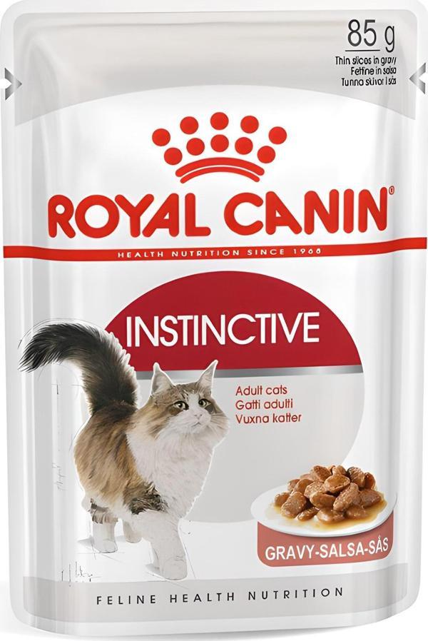Royal Canin İnstinctive Gravy Yetişkin Kedi Pouch Konserve 85 Gr - Image 1