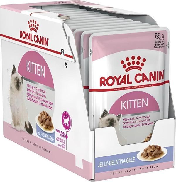 Royal Canin Kitten Jelly Yavru Kedi Konserve 12x85 Gr - Image 1