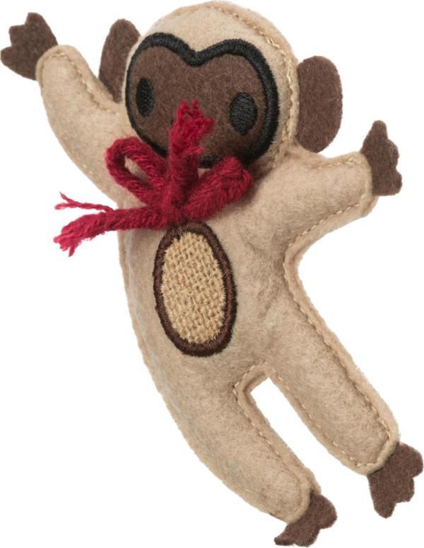 Trixie Kedi Oyuncağı Kediotlu Jut Maymun 12cm - Image 1