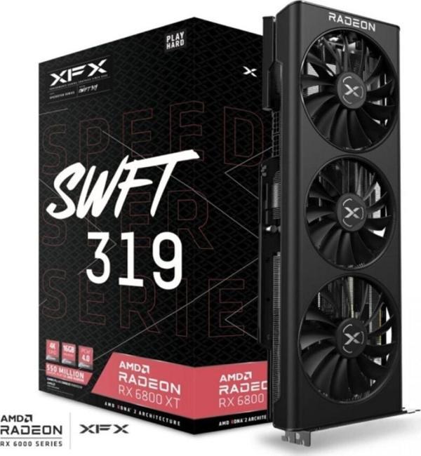 XFX RX 6800 Speedster Swft 319 Core RX-68XLAQFD9 256 Bit GDDR6 16 GB Ekran Kartı - Image 1