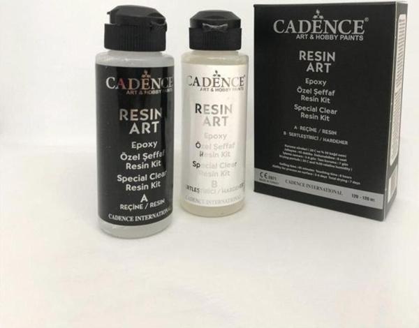 RESİN ART  REÇİNE + SERTLEŞTİRİCİ TAKIM 120ML - Image 1