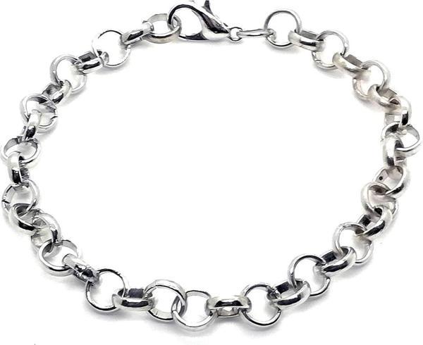 Gümüş Kaplama Gemici Doc Zincir Bileklik - 316 - Image 1