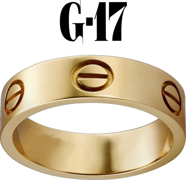 Kartier Düz Yüzük Gold Renk 17 Numara - 555 - Image 1