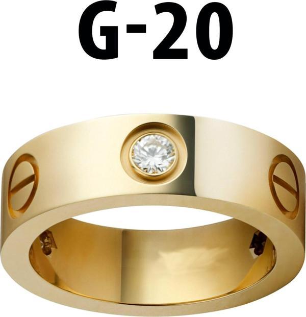 Kartier Taşlı Yüzük Gold Renk 20 Numara - 545 - Image 1