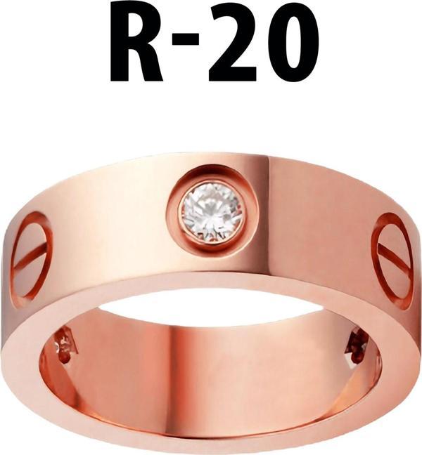 Kartier Taşlı Yüzük Rose Renk 20 Numara - 549 - Image 1