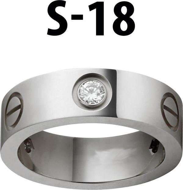 Kartier Taşlı Yüzük Silver Renk 18 Numara - 551 - Image 1