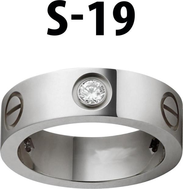 Kartier Taşlı Yüzük Silver Renk 19 Numara - 552 - Image 1
