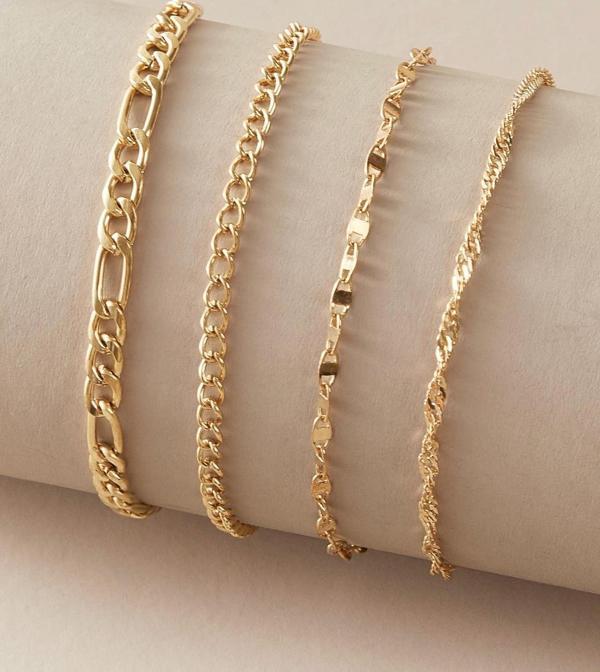 Kombin Kadın Altın Kaplama Bileklik Şavin - 473 - Image 1