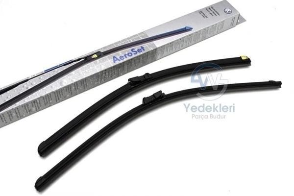 Sılecek Süpürgesı Ön Takım 119273 ( 650 / 475 Mm ) Muz Tıpı Ev Tesla Model Y-Model 3-Passat-Arteon-T - Image 1