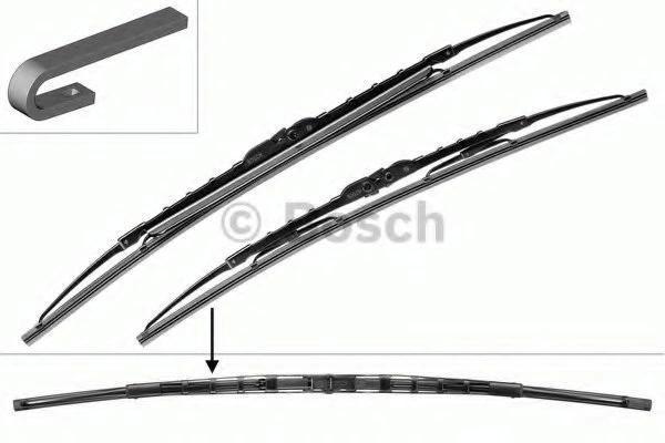 Silecek Süpürgesı Ön Takım 116612 + 116194 --- 600 / 530 Mm Vw T5-Transporter T6 Bm 04- (Oem No: 7H1 - Image 1