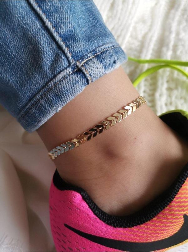 Yaprak Kılçık Roma Model Halhal - 149 - Image 1