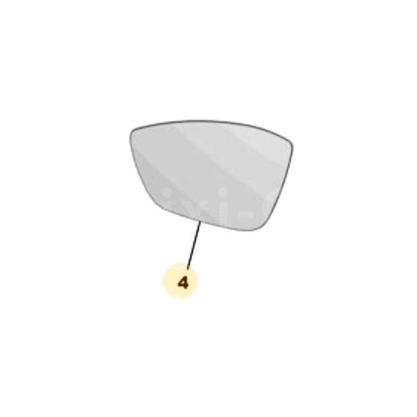 Ayna Camı Sol Opel Corsa F Bm 20- (Oem No: 9839237980) - Image 1