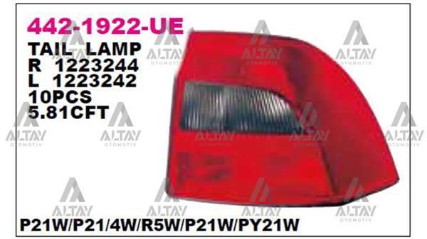 Stop Lambası Vectra B 2009-2002 Sol (Oem No:1223244) - Image 1