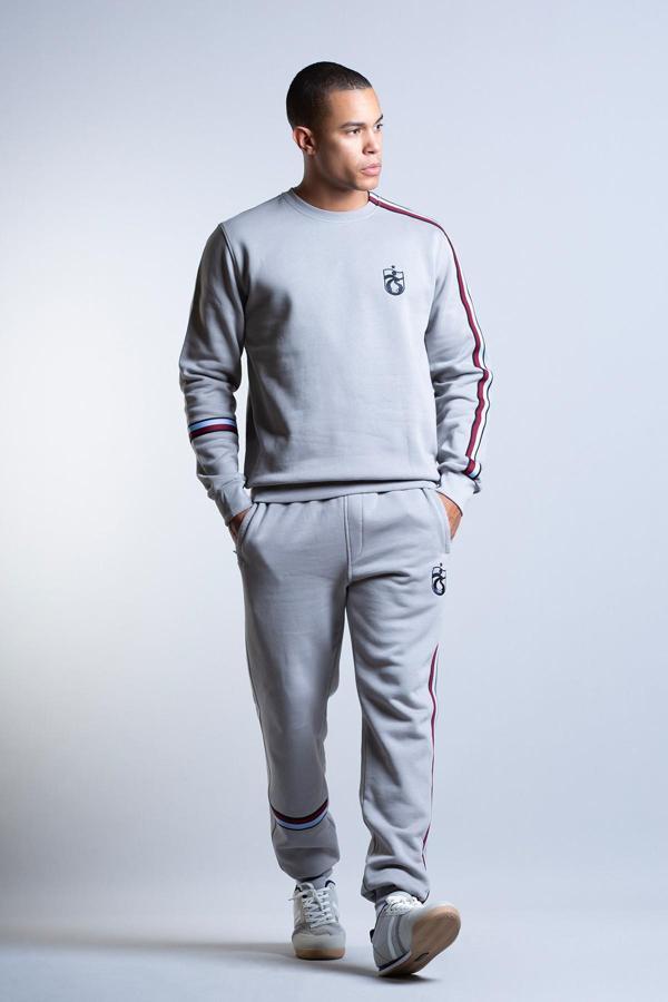 SWEAT 3 İPLİK BORDO MAVİ ŞERİTLİ - Image 1