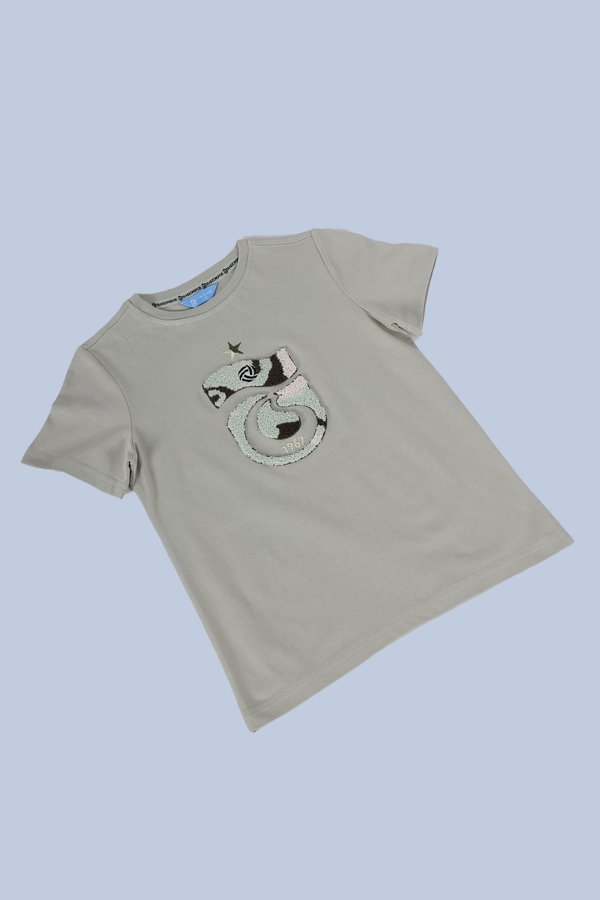 GENÇ TSHIRT SÜZİNE KAMUFLAJ NAKIŞLI - Image 1