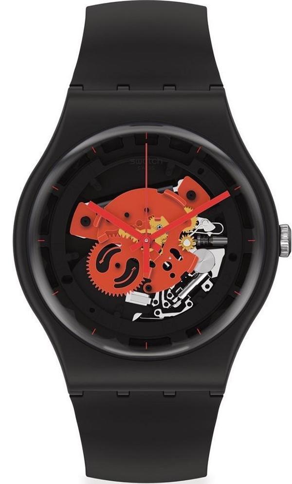 Swatch SO32B110 Time To Red Big Kol Saati - Image 1