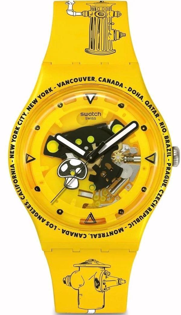 Swatch TIME WITH ANDY ANDERSON SO29J101 Kol Saati - Image 1