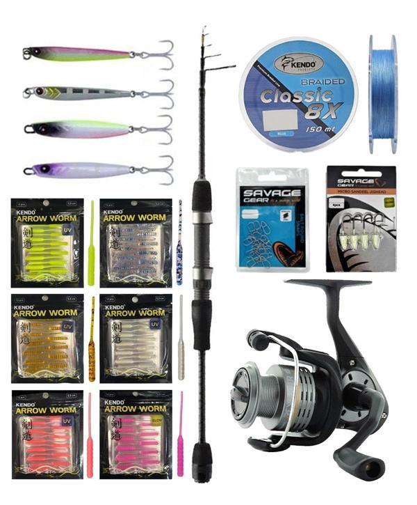 YekOutdoor Arrow Worm LRF Seti Okuma Lrf-Tele-706UL 212cm 1-8 gr Lrf Kamışı&Okuma Revenger RV-25 FD Olta Makinesi - Image 1