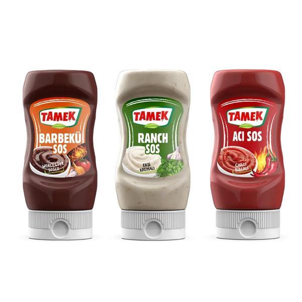 Tamek Barbekü - Ranch  - Acı Sos 3 lü Set - Image 1