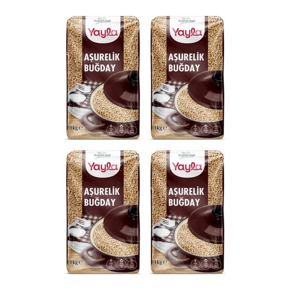 Yayla Bakliyat Aşurelik Buğday 1 kg x 4 Adet - Image 1