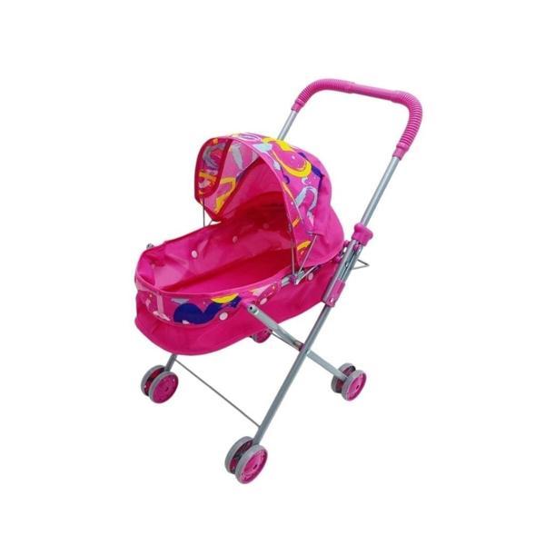 Nessiworld FL6068-F Katlanabilir Pusetli Metal Bebek Arabası - Image 1