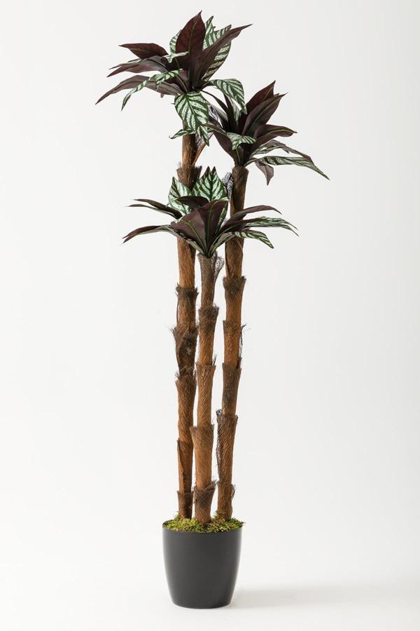 Yapay Kılıç Ağacı 150 Cm 54 Dal Mürdüm Beyaz - Image 1