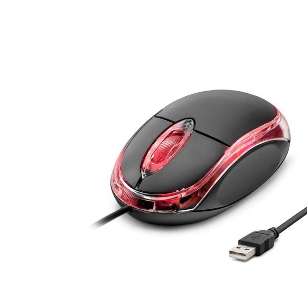 Kablolu Mouse 800 Dpı Led 110Cm Siyah ND3251 - Image 1