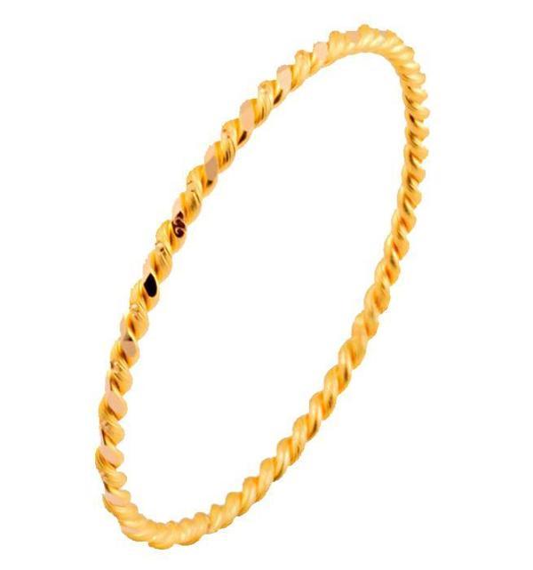 22 Ayar İkili Burma 10 Gr Bilezik - Image 1