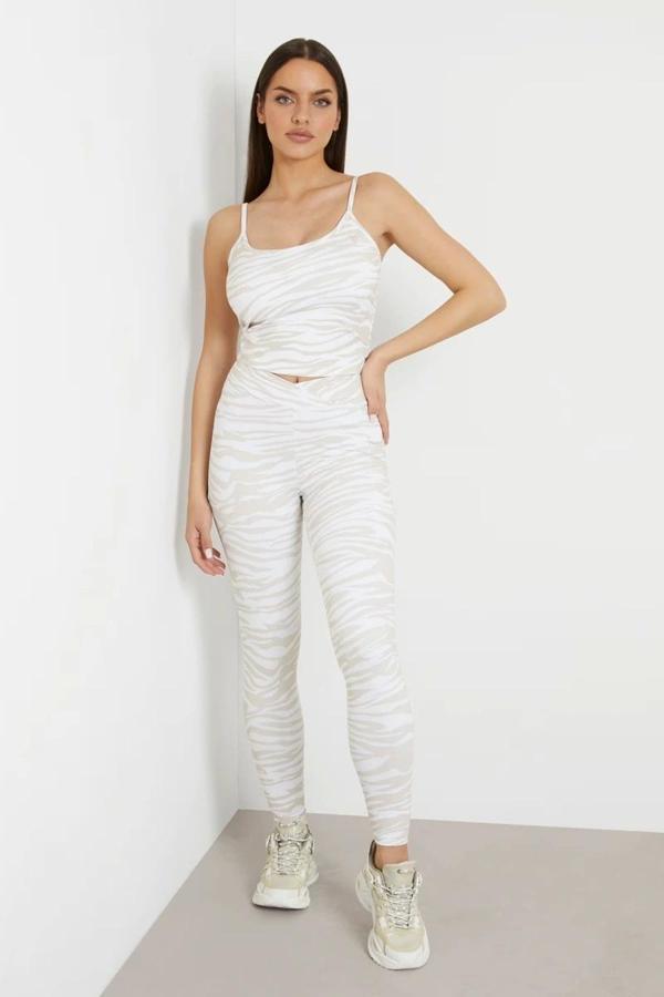 Guess AYLA LEGGING 4/4 Kadın Altın Tayt V4GB05MC049-P8DA - Image 1