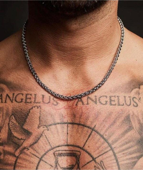 Angelus Lufigo Model Kalın Zincir Kolye - 155 - Image 1