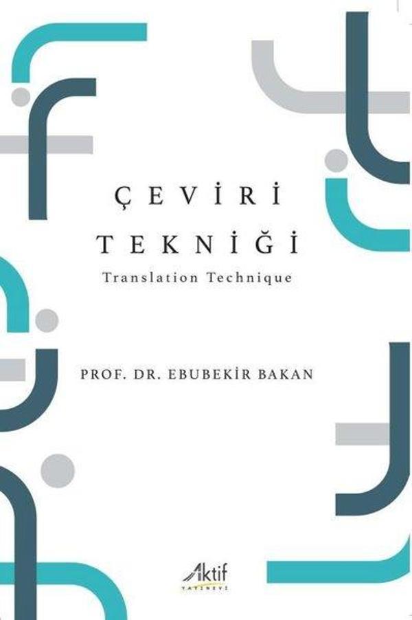 Çeviri Tekniği - Translation Technique - Aktif Yayınları - Image 1
