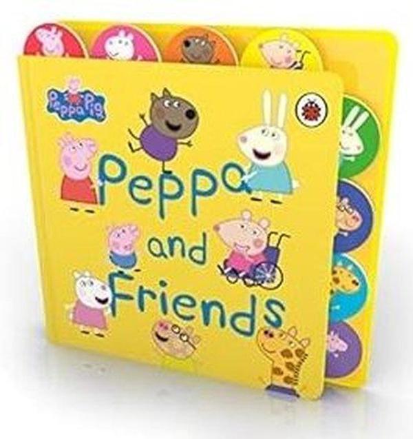 Peppa Pig: Peppa and Friends : Tabbed Board Book - Penguin Random House Children's UK - Image 1