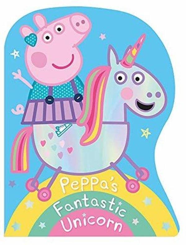 Peppa Pig: Peppa's Fantastic Unicorn Shaped Board Book - Penguin Random House Children's UK - Image 1