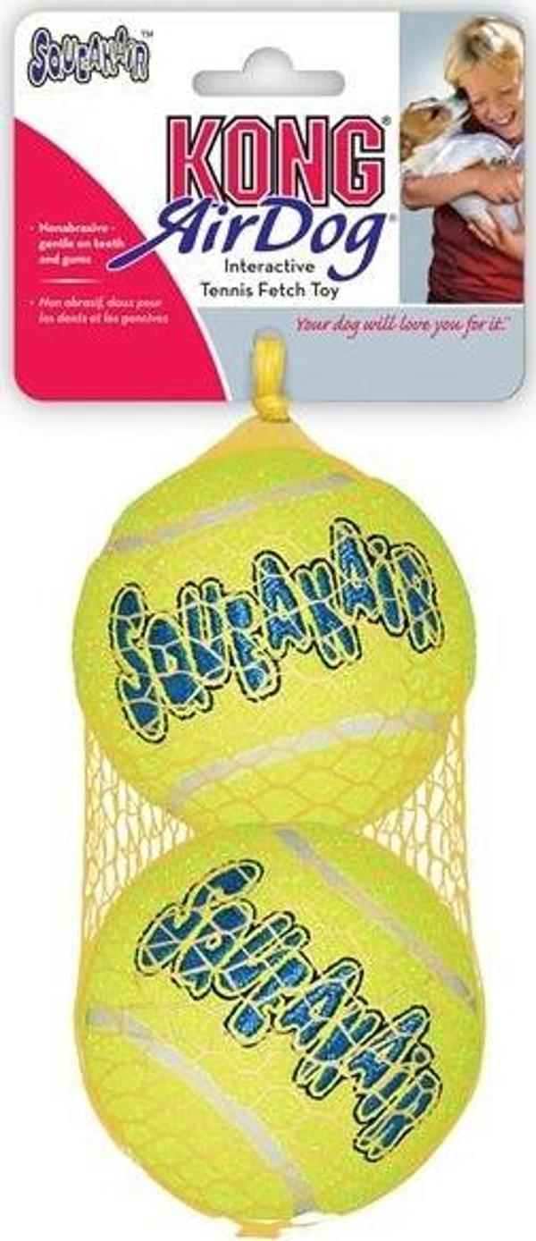 Kong Köpek Air Sq Sesli Tenis Topu L 2 Adet 8cm - Image 1