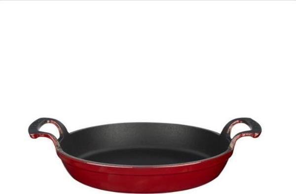 Lava Demir Döküm Yuvarlak 24 Cm Sahan Kırmızı - Image 1
