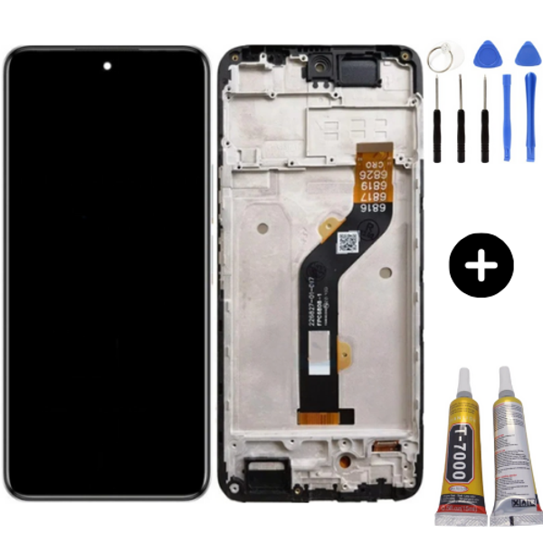İnfinix Hot 12 Uyumlu Çıtalı Lcd Ekran Dokunmatik + Montaj Seti - Image 1