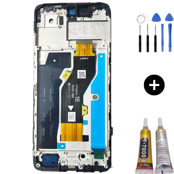 Tecno Spark 20 Uyumlu Çıtalı Lcd Ekran Dokunmatik + Montaj Seti - Image 1