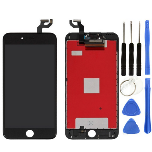 iPhone 6S Plus Uyumlu Servis Lcd Ekran Dokunmatik Siyah + Tamir Seti - Image 1