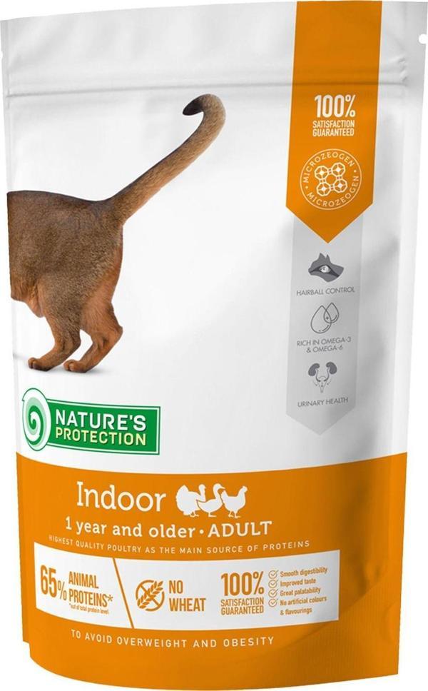 İndoor Kümes Hayvanlı Yetişkin Kedi Maması 400gr - Image 1