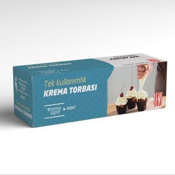 Bens Tek Kullanımlık Krema Torbası 72 Li - Image 1
